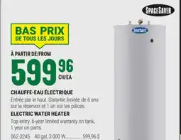 BMR CHAUFFE-EAU ÉLECTRIQUE offer