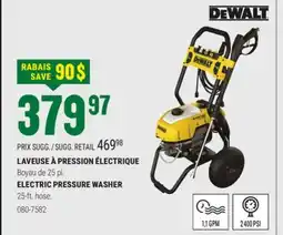 BMR DEWALT ELECTRIC PRESSURE WASHER offer