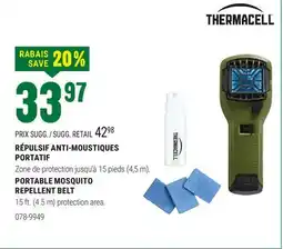 BMR RÉPULSIF ANTI-MOUSTIQUES PORTATIF offer