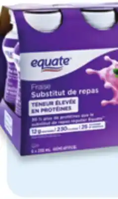 Walmart Equate nutritional liquid offer