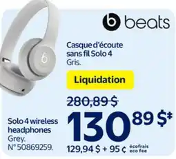 Walmart Solo 4-wireless offer