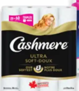 Walmart Cashmere bathroom tissue 30 = 62, 253 sheets per roll or UltraLuxe 20 = 60, 198 sheets per roll offer