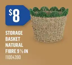 Canac Storage Basket Natural Fibre 9 1/2 in offer