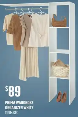 Canac Prima Wardrobe Organizer White offer