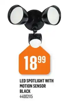 Canac LED SPOTLIGHT WITH MOTION SENSOR BLACK offer