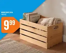Canac Wood Crate 16in offer