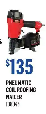 Canac Pneumatic Coil Roofing Nailer offer