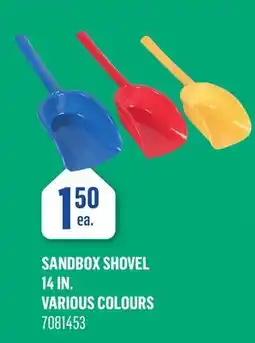 Canac Sandbox Shovel14 in offer