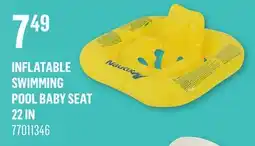 Canac Inflatable Swimming Pool Baby Seat 22in offer