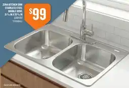 Canac Zena Kitchen Sink Stainless Steel offer