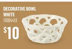 Canac DECORATIVE BOWL WHITE offer