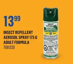 Canac Insect Repellent aerosol spray offer