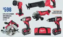 Canac 6-Pc. 18 V Lithium-Ion Cordless Combo Set offer