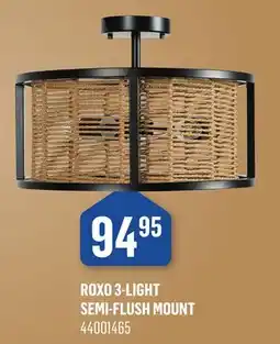 Canac Roxo 3-Light Semi-Flush Mount offer