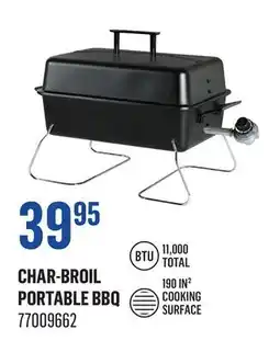 Canac Char-Broil Portable BBQ offer