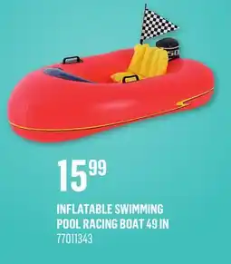 Canac Inflatable Swimming Pool Racing Boat 49in offer