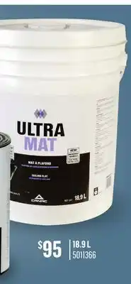 Canac UltraMat Ceiling Interior Latex Paint Natural White offer