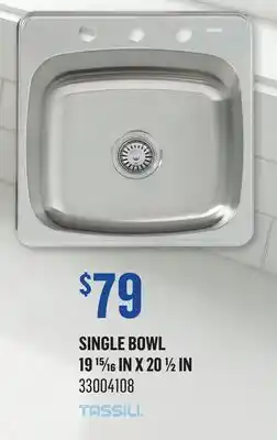 Canac Zena Kitchen Sink Stainless Steel offer