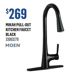 Canac MIKAH PULL-OUT KITCHEN FAUCET BLACK offer