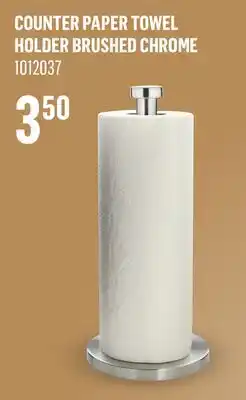 Canac Counter Paper Towel Holder Brushed Chrome offer