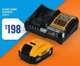 Canac 20 V MAX Lithium Starter Kit offer