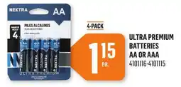 Canac NEKTRA ULTRA PREMIUM BATTERIES offer