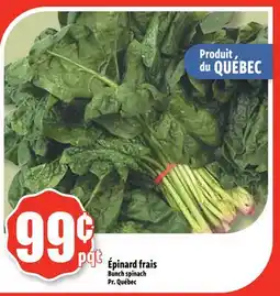 Bonanza Épinard frais offer
