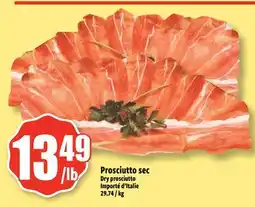 Bonanza Prosciutto sec offer