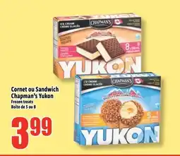 Bonanza Cornet ou Sandwich Chapman's Yukon offer