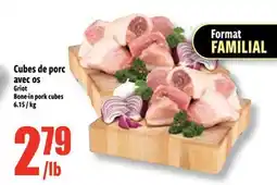 Bonanza Cubes de porc avec os offer