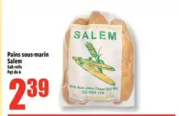 Bonanza Salem Sub rolls offer