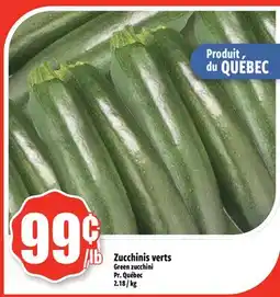 Bonanza Green zucchini offer