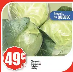 Bonanza Green cabbage offer