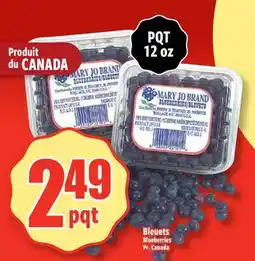 Bonanza Blueberries offer