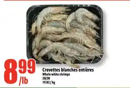 Bonanza Crevettes blanches entières offer