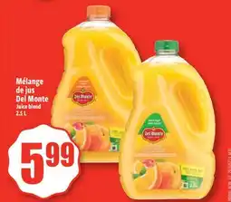 Bonanza Mélange de jus Del Monte offer