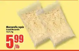Bonanza Grated Mozzarella offer