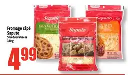 Bonanza Fromage râpé Saputo offer