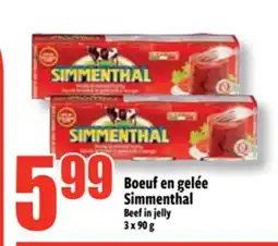 Bonanza Boeuf en gelée Simmenthal offer
