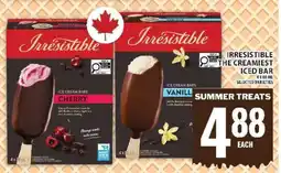 Food Basics Irresistible Ice Cream Bars offer