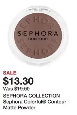 Sephora SEPHORA COLLECTION Sephora Colorful Contour Matte Powder offer