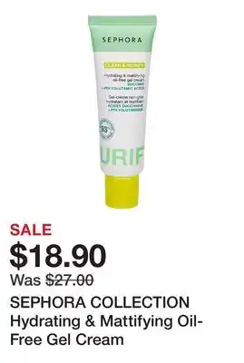 Sephora SEPHORA COLLECTION Hydrating & Mattifying Oil-Free Gel Cream offer