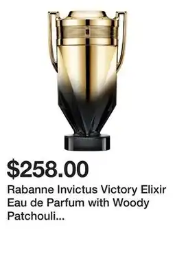 Sephora Rabanne Invictus Victory Elixir Eau de Parfum with Woody Patchouli & Vanilla Bean offer