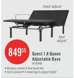 The Brick Quest 1.8 Queen Adjustable Base offer