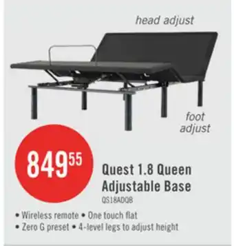 The Brick Quest 1.8 Queen Adjustable Base offer