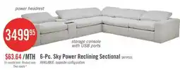 The Brick 6-Pc. Sky Power Reclining Sectional offer