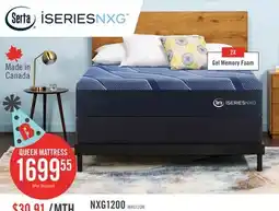 The Brick Serta iSeries NXG1200 Tight Top Firm Queen Mattress offer