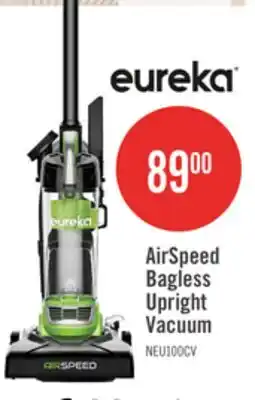 The Brick Eureka AirSpeed Bagless Upright Vacuum - NEU100C offer