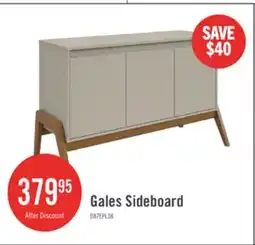 The Brick Manhattan Comfort Mid-Century Modern Gales 48.50 Sideboard with Solid Wood Legs - Greige offer