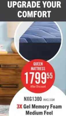 The Brick Serta iSeries NXG1300 Luxury Tight Top Medium Queen Mattress offer
